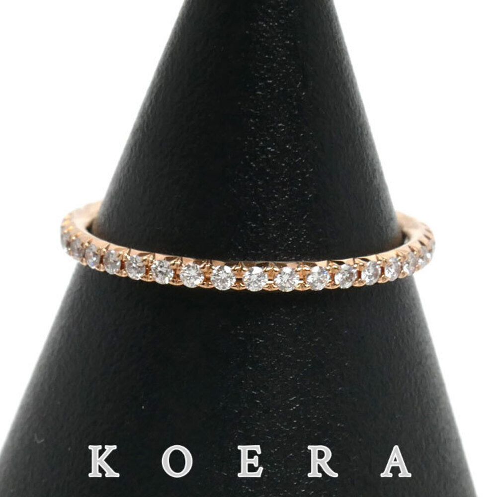 TIFFANY&Co. Tiffany & Co. 18KPG Pink Gold Metro Full Circle Ring with Diamond...